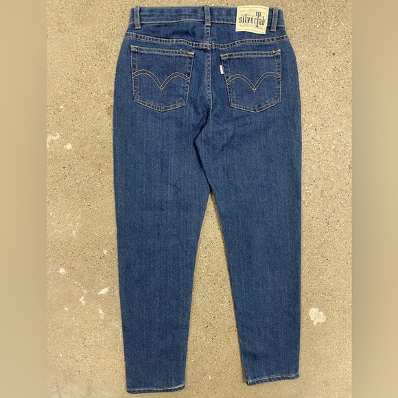 Girl's Mini Mom Silver Tab Levi's Jeans size 12 REG - Picture 5 of 11